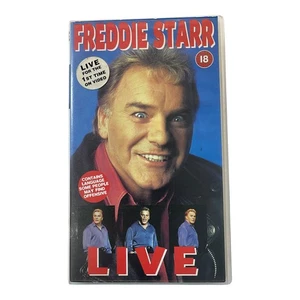 Freddie Starr Live VHS Video 1993 Castle Vision Comedy Stand Up Vintage Rare - Bild 1 von 3