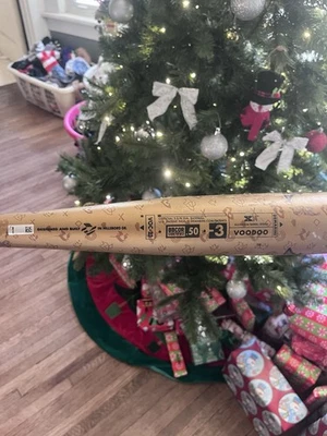 DeMarini Voodoo One (-3) 32 英寸/29 盎司棒球棒 - 金色外观已读 — 第 1/4 张图片