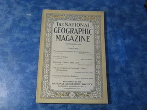 ANTIQUE NATIONAL GEOGRAPHIC September 1919 ISLE OF CAPRI Shantung China - Picture 1 of 4