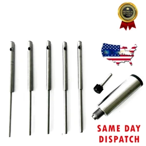 Valve Seat Grinder Stone Holder 11/16 With 5 Pcs Sioux Pilots Sizes 4.5mm to 7mm - Foto 1 di 10