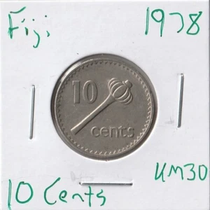 Moneda Fiji 10 centavos 1978 KM30 - Imagen 1 de 2