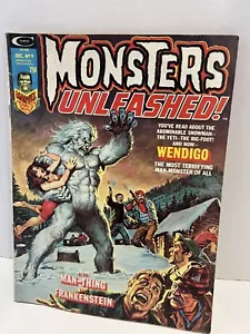 MONSTERS UNLEASHED #9 1974 Stan Lee Marvel Monsters Group Wendigo Story - Picture 1 of 19