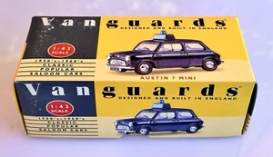 CORGI VANGUARDS 1:43 VA13002 AUSTIN 7 MINI Birmingham Police Car - Picture 1 of 6