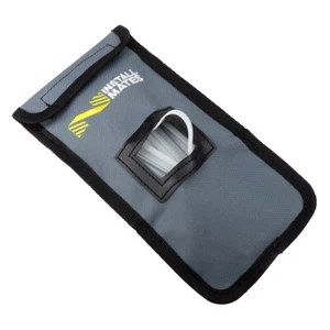 InstallMates™ 7" Cable Tie Storage & Carry Pouch (Gray) - Picture 1 of 5