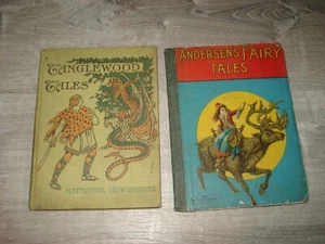 Vintage Antique HC Tanglewood Tales Hawthorne McLoughlin + Andersons Tales - Bild 1 von 8