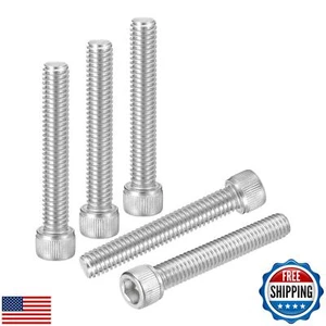 Bulloni viti tappo testa bussola DTGN 5/16"-18x2 - confezione da 10 - buoni per bici da strada - Foto 1 di 5