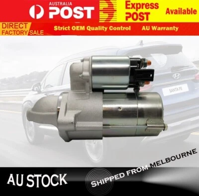 New Starter Motor fits Hyundai Santa Fe CM DM D4HB Kia D4HA 2.2L Diesel 2009-16 - image 1 of 4