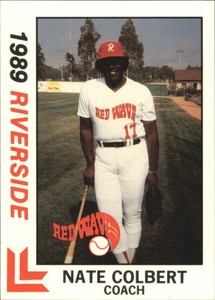 1989 Riverside Red Wave Best #24 Nate Colbert CO