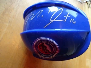 Michel Goulet & Joe Mullen Autographed Hall of Fame Mini Helmet - Picture 1 of 8