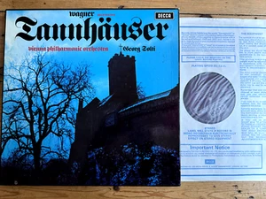 SET 506-9 Wagner Tannhauser Solti VPO 4 LP box set - Picture 1 of 3