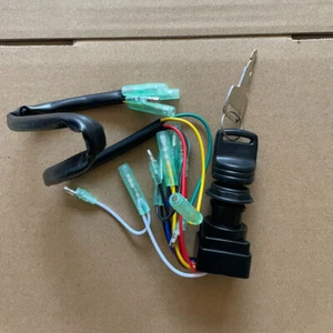 Outboard Speedboat Front/Rear Starting Key Switch For Yamaha 703 Series - Foto 1 di 2