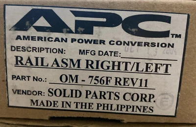 American Power Conversion OM-756F APC Rail Kit - Image 1 of 4