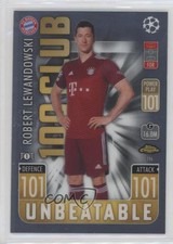 2021-22 Topps Chrome Match Attax UCL 100 Club Robert Lewandowski #196
