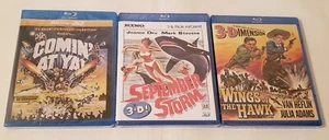 NEW ~ Comin’ at Ya! ~ September Storm ~ Wings of the Hawk ~ Blu-ray 3D LOT - Picture 1 of 1