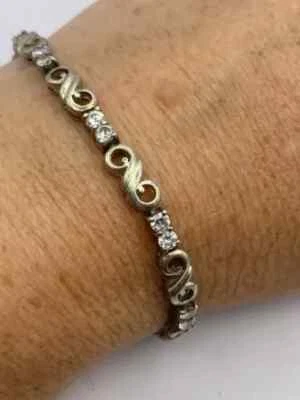 Теннисный браслет с бриллиантами круглой огранки White Lab Created покрытие желтым золотом 14 карат 2 карата - Изображение 1 из 4