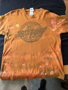 Vintage 80’s Tie-Dye, Harley Davidson T Men's XLarge Double Sided, - Picture 1 of 5