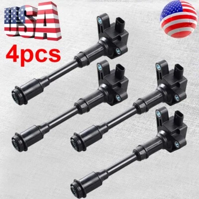 4pcs NEW Ignition Coils for 2013-2016 Ford Escape Fiesta Fusion 1.6L I4 UF674 - Изображение 1 из 4