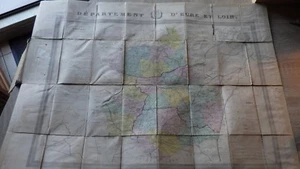 Grande Collection des Départements de la France EURE ET LOIR Gaultier Vers 1870 - Picture 1 of 4