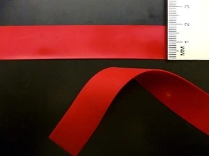 Latex Gummi Zierstreifen 0,50 mm, 20 mm x 200 cm, rot - Bild 1 von 1