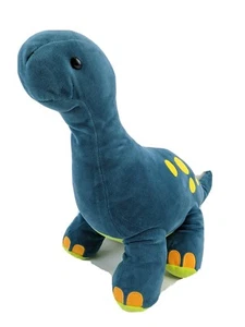 Brachiosaurus Dinosaurier Plüschtier Stofftier blau Jurassic super weich Baby Dino - Bild 1 von 6