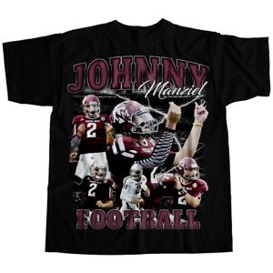 Johnny MANZIEL Vintage 90s Graphic Style T-Shirt, JOHNNY FOOTBALL - THE DROOUT