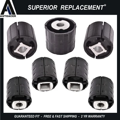 Rear Axle Front Rear Subframe Bushing Kit 7pc FOR BMW 5 6 SERIES E60 E61 E63 E64 - Image 1 of 4
