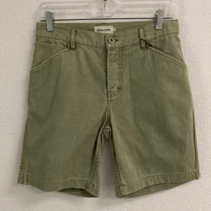 Taylor Stitch The Camp Shorts Mens 28 In Olive Green Herringbone Gorpcore NEW - Picture 1 of 11