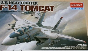 Academy 12608: Grumman F-14 Tomcat - Kit de jet de combate de la Marina de los EE. UU. 1:144 - Imagen 1 de 2