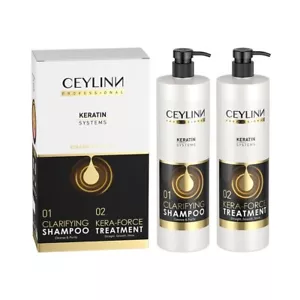 Ceylinn KERATIN SMOOTHING TREATMENT 1000ML KIT -SALON - BARBER - Made in TURKEY - Picture 1 of 3