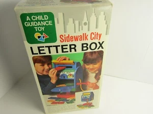Vintage 70s Child Guidance Sidewalk City Letter Box Irwin Toy Unused - Bild 1 von 4