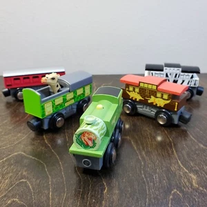 Imaginarium Dinosaurier Zug Set ROARING ENGINE Holzspielzeug R Us passt Thomas Track - Bild 1 von 12