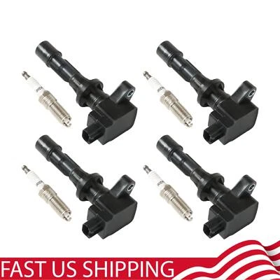 4x Ignition Coil & 4x Spark Plug For 2006-2009 Ford Fusion 2.3L UF516 Foto 1 de 4