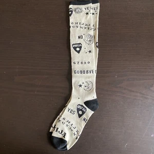 OUIJA Board Knee High Socks - Novelty - New Without Tags - Picture 1 of 3