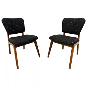 Mid-Century Modern Adrian Pearsall Style Walnut Side Chairs - Set of 2 - Picture 1 of 5