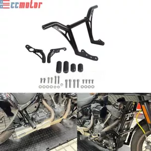 Highway Crash Bar Frame Slider Set For Harley Softail FXBB FXBBS FXFB FXLR FXLRS - Picture 1 of 10