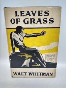 Leaves Of Grass (1850-1881) Walt Whitman Universal Library Vintage - Foto 1 di 7
