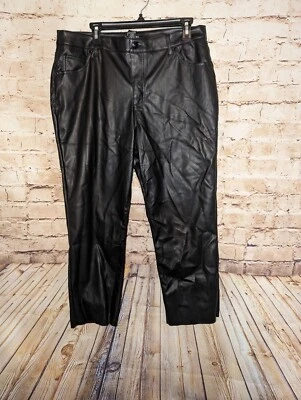 Pantalones Baccini imitación cuero talla 14 nuevos con etiquetas Foto 1 de 4