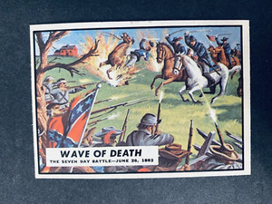1962 Topps Civil War News Wave Of Death Card #28