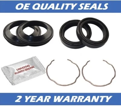 Yamaha YZ 250 2T 2008 Fork Oil Dust Seal Circlip Repair Kit Set - Image 1 of 3
