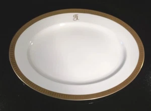 Stunning Antique Rosenthal Selb Plossberg Gold Encrusted Aida Large Oval Platter - Picture 1 of 3