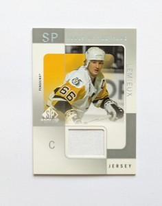 2000-01 SP Game Used Tools of the Game "MARIO LEMIEUX" Game-Used Jersey