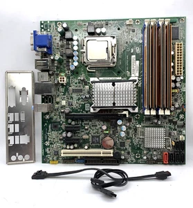 Intel DQ35JOE Motherboard Q35 LGA775 3GB DDR2 mATX Intel Core 2 Duo E6750 2.6GHz - Picture 1 of 6