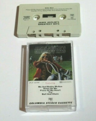 ROCK JANIS JOPLIN GREATEST HITS CASSETTE TAPE LIGHTLY USED 1973 EXCELLENT - Image 1 of 2