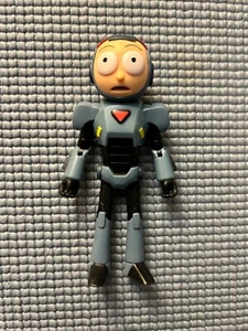 Loose 2018 Funko Articulated Rick & Morty 4 in Action Figure Purge Suit Morty - Picture 1 of 3