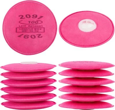 2091 Respirator Filters High-Efficiency Dustproof Filter Cotton for 6200 6800 US - Image 1 of 4