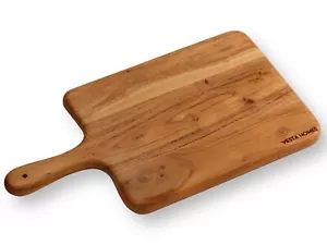 Tagliere grande in legno di acacia 16 x 9 pollici fatto a mano per tagliere cucina - Foto 1 di 5