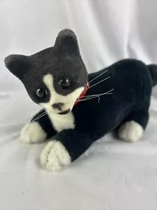 CALZINI Vintage La Casa Bianca Cat Street Bambini Peluche Imbottito Giocattolo Gattino 1993 - Foto 1 di 8
