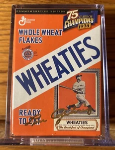 75th Anniversary Wheaties Commemorative Edition Mini Box Lou Gehrig Yankees HOF - Picture 1 of 6
