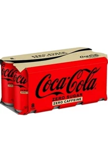 8 X Coca-Cola Zero Sugar no caffeine Free Soft Drink - 330ml - Picture 1 of 1