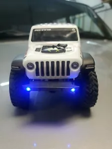 Axial SCX24 JEEP BLUE Bumper Lights For Chevy Jeep Bronco Gladiator Deadbolt - Picture 1 of 3